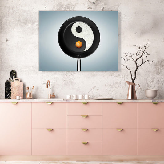 Tablou Bucatarie - Yin Yang Omlette