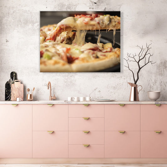 Tablou Bucatarie - Yummy Pizza