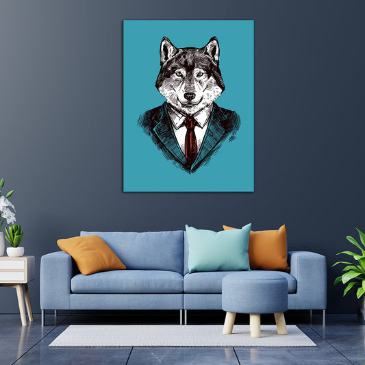 Tablou Business wolf