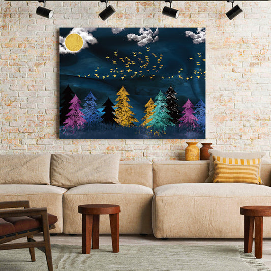 Tablou Canvas Colorful Forest