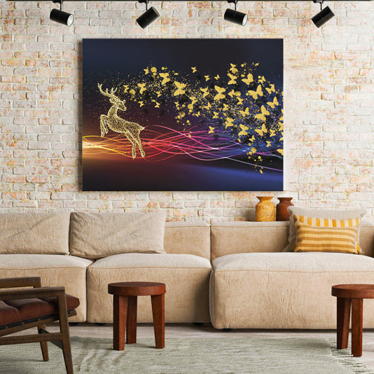 Tablou Canvas Golden Butterflies