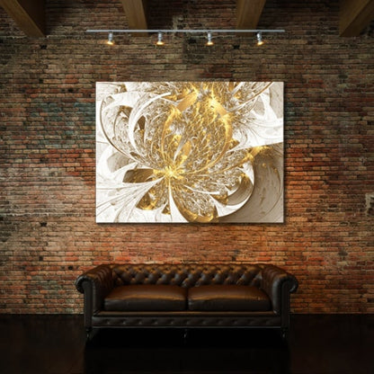 Tablou Canvas Golden Inflorescence
