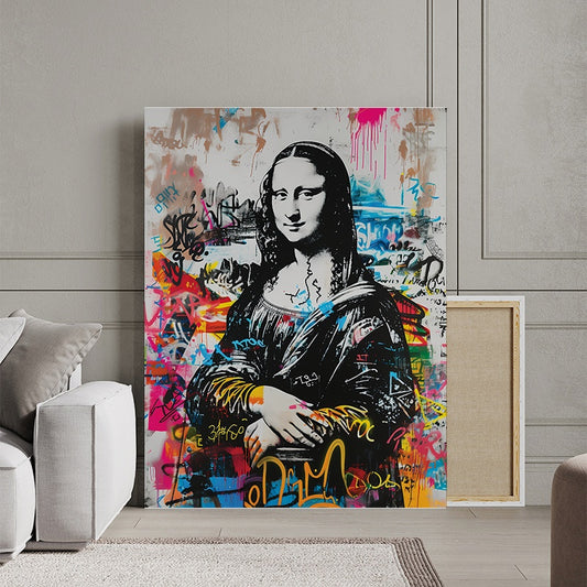 Tablou Canvas Inspirational - Pop Art Mona Lisa