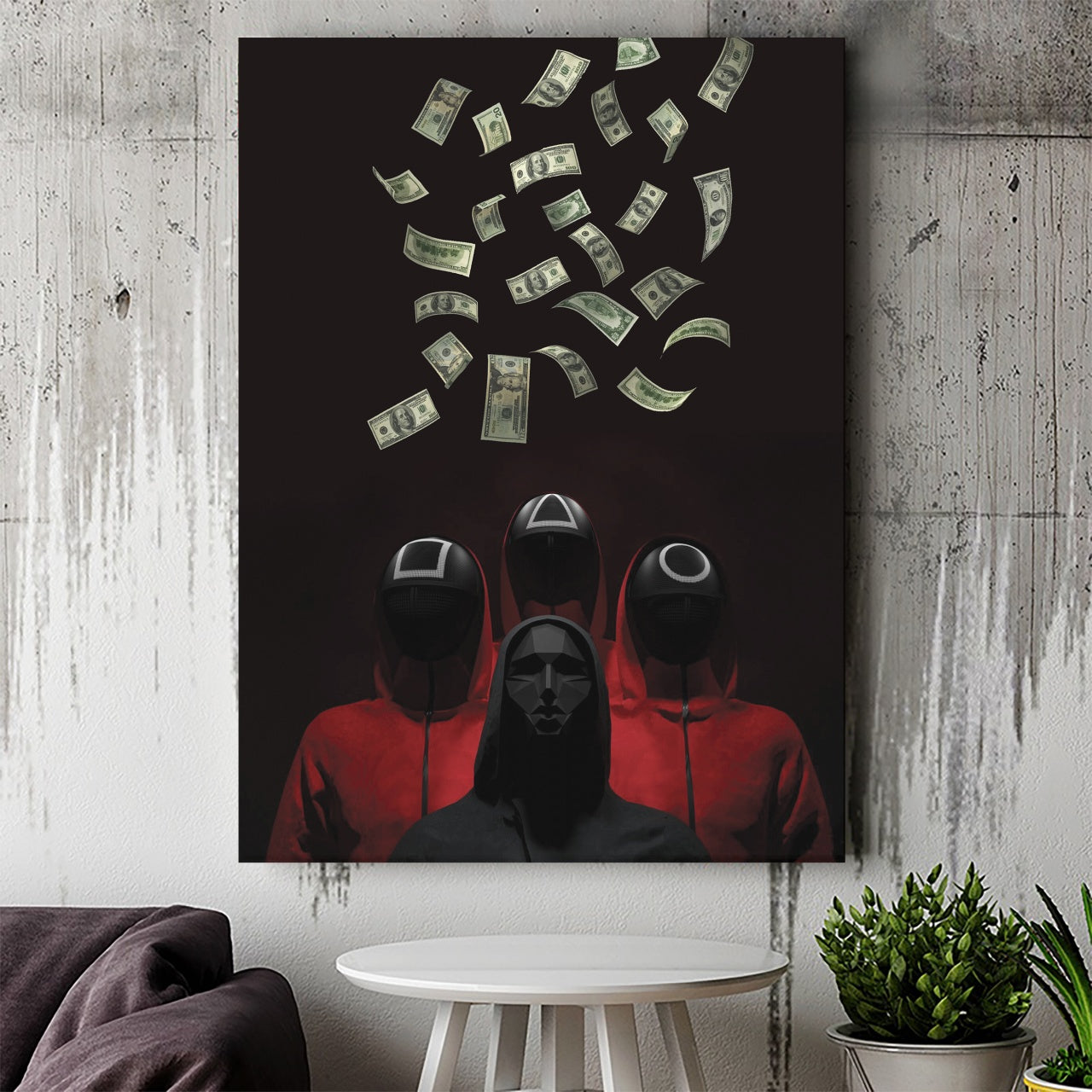 Tablou Canvas Inspirational - Squid Game Money