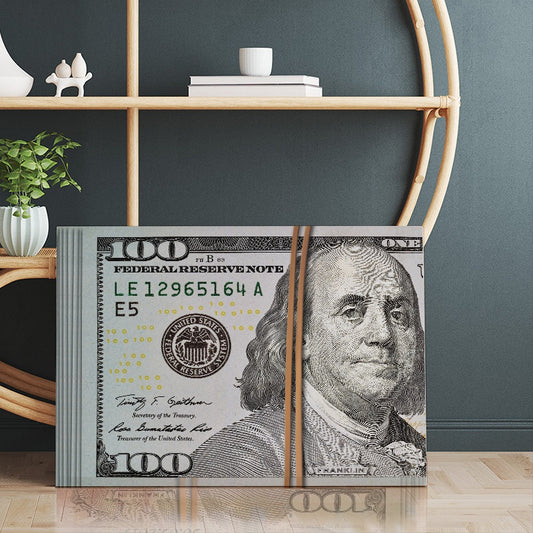 Tablou Canvas Inspirational - Stack of Money