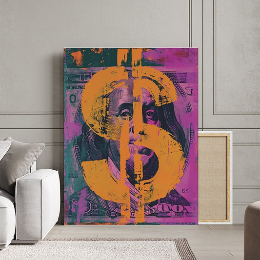 Tablou Canvas Inspirational - The Face of the Dollar