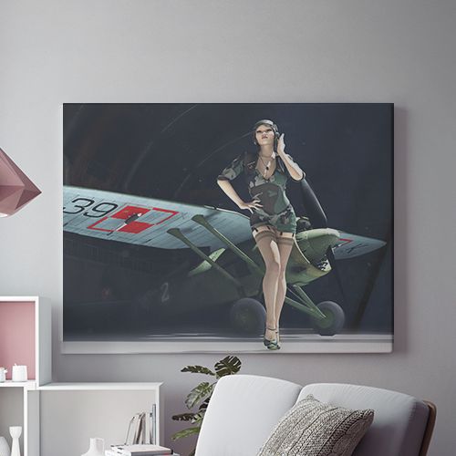 Tablou Canvas Sexy Pilot