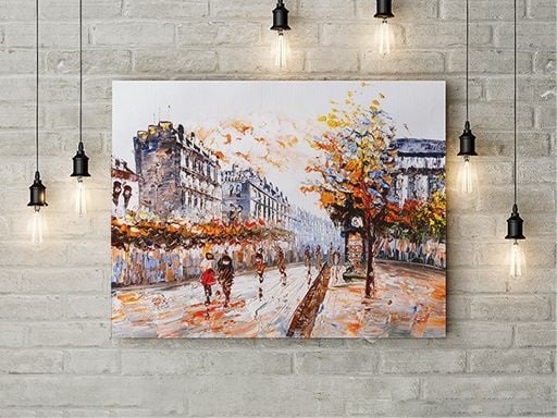 Tablou Canvas Siluete Pe Strada