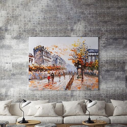 Tablou Canvas Siluete Pe Strada