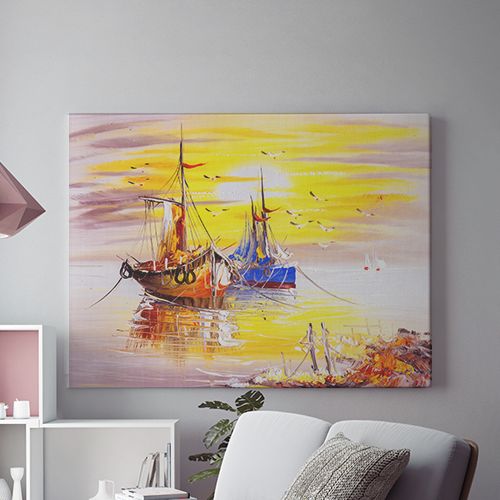 Tablou Canvas Vapoare La Rasarit