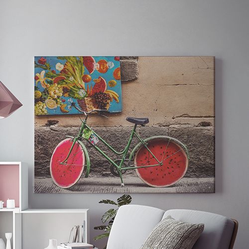 Tablou Canvas Watermelon Bike