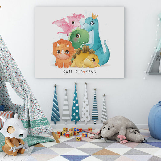 Tablou Copii - Cute Dinosaurs