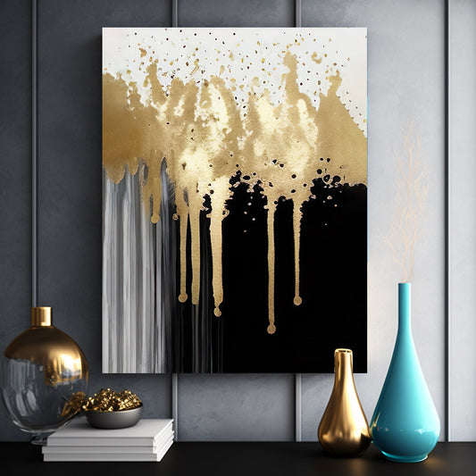 Tablou Golden drips