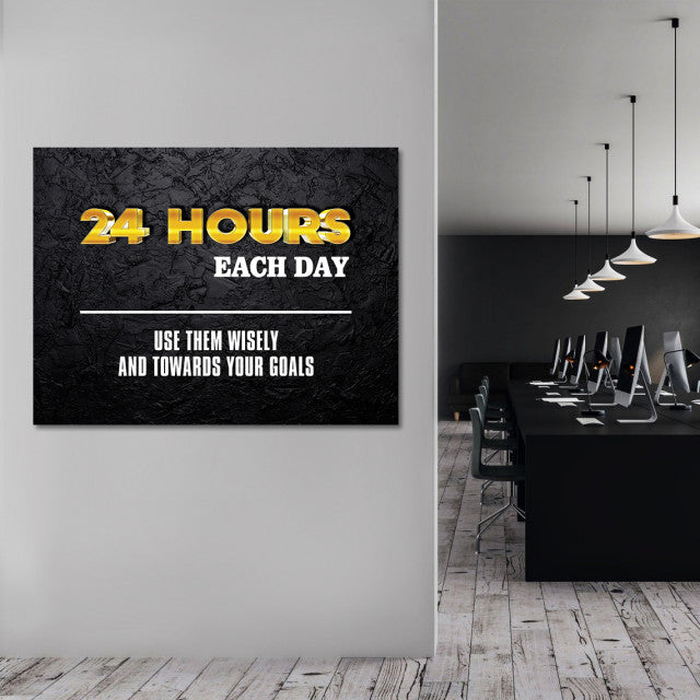 Tablou Motivational - 24 hours