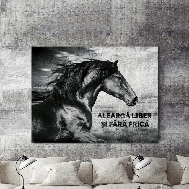 Tablou Motivational - Alearga Liber