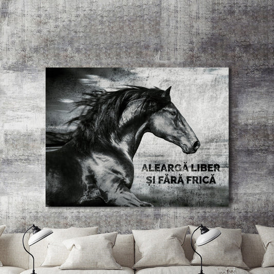 Tablou Motivational - Alearga Liber