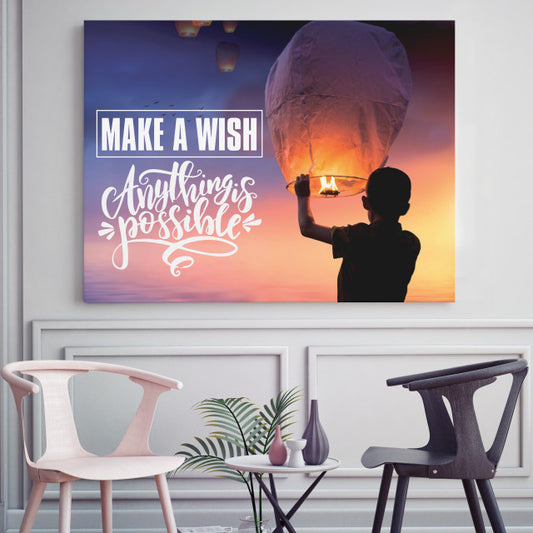 Tablou Motivational - Anything Is Possible