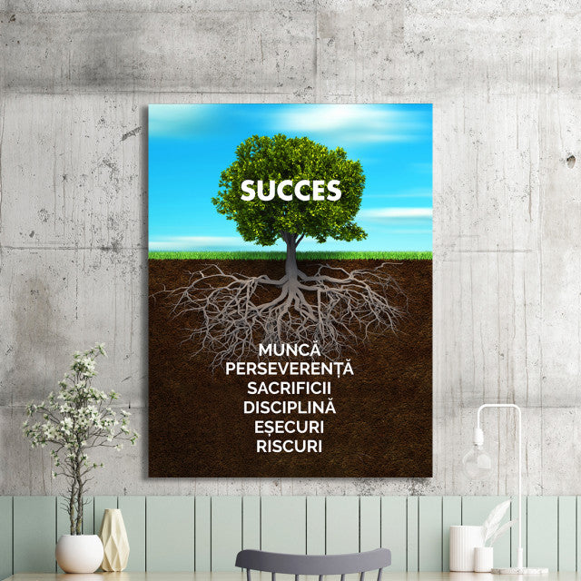 Tablou Motivational - Arborele Succesului