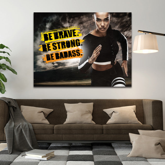 Tablou Motivational - Be badass