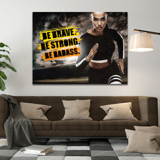 Tablou Motivational - Be badass