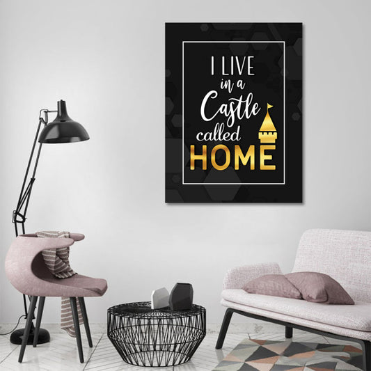 Tablou Motivational - Castle called home