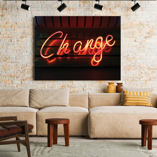 Tablou Motivational - Change!
