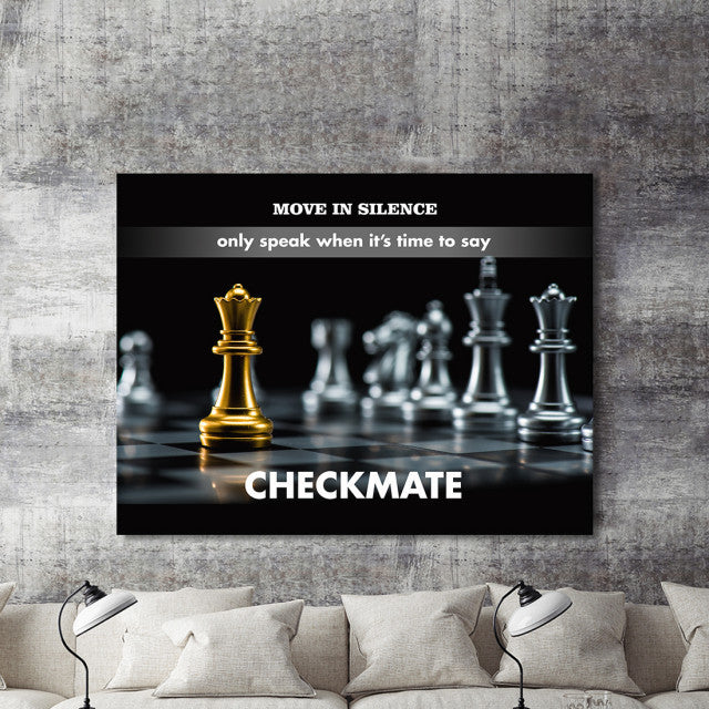 Tablou Motivational - Checkmate