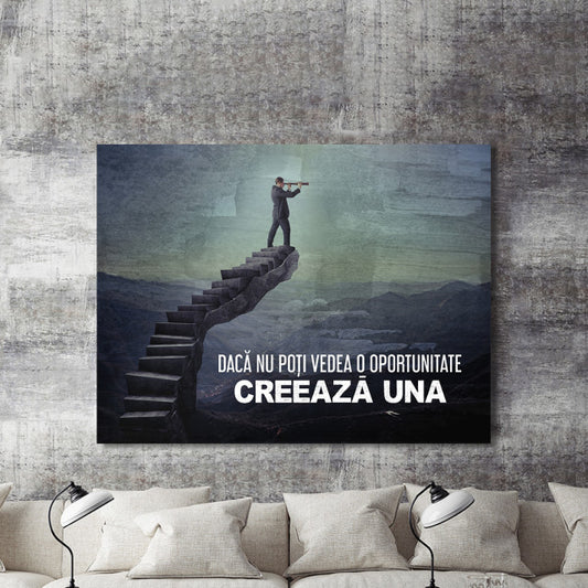 Tablou Motivational - Daca nu Poti Vedea o Oportunitate