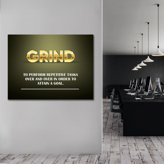 Tablou Motivational - Grind