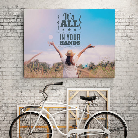 Tablou Motivational - It's In Your Hands