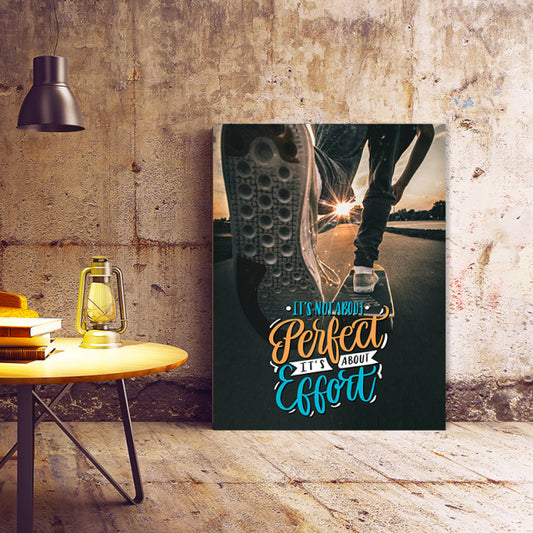 Tablou Motivational - It's Not About Perfect