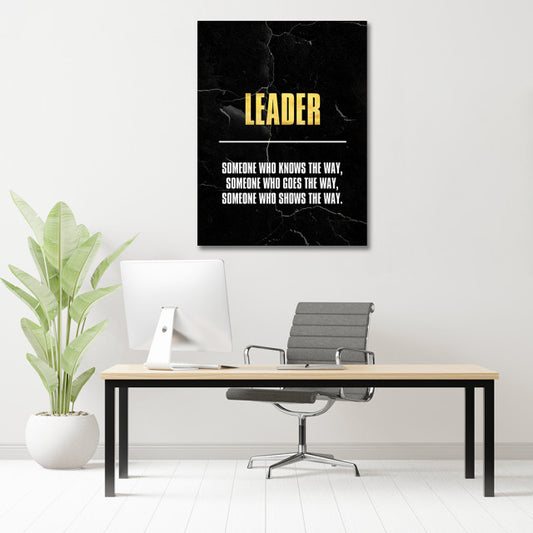 Tablou Motivational - Leader