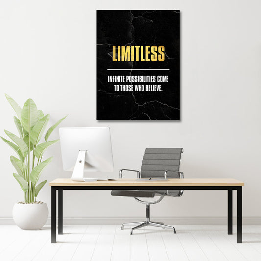 Tablou Motivational - Limitless
