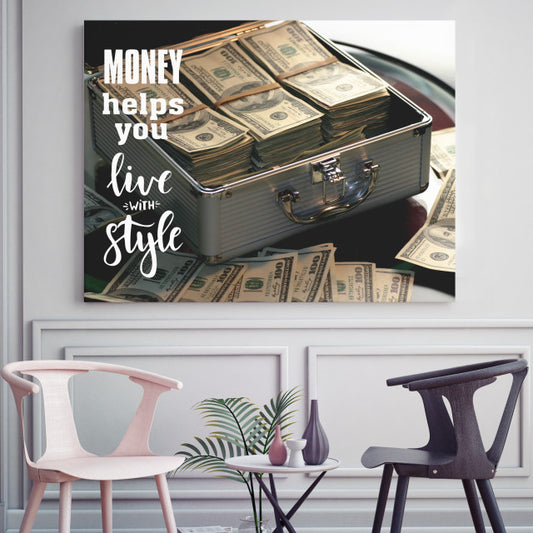 Tablou Motivational - Live With Style