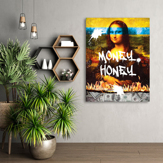 Tablou Motivational - Money honey