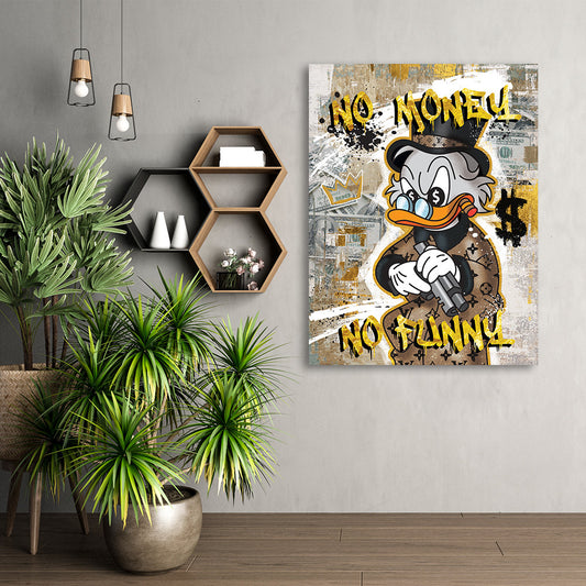 Tablou Motivational - No money no funny