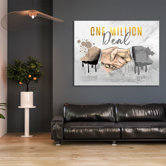 Tablou Motivational - One million dollar deal
