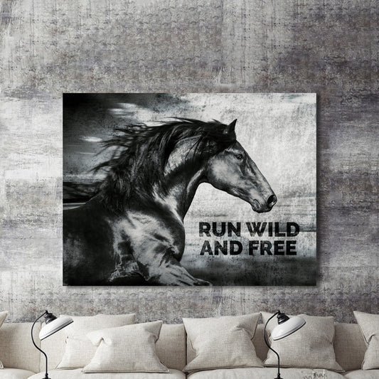 Tablou Motivational - Run Wild And Free