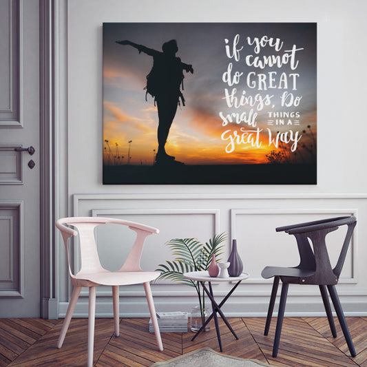 Tablou Motivational - Small Things In A Great Way