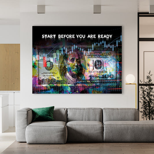 Tablou Motivational - Start before you are ready