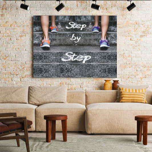 Tablou Motivational - Step By Step