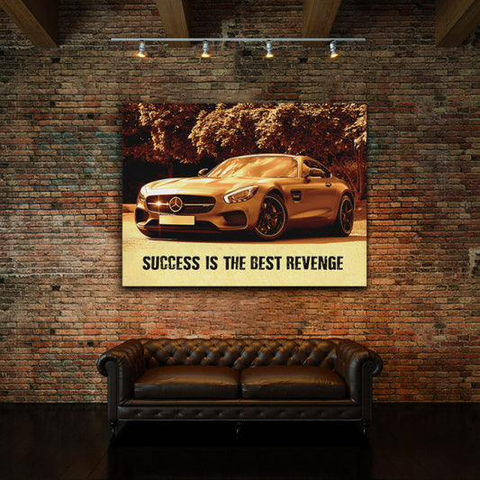 Tablou Motivational - Success Is The Best Revenge