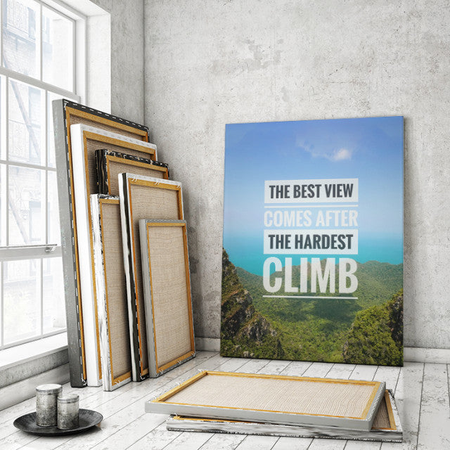 Tablou Motivational - The Best View