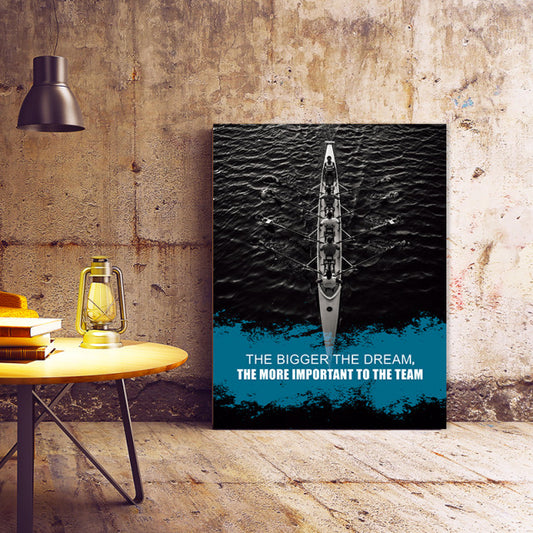 Tablou Motivational - The Bigger The Dream