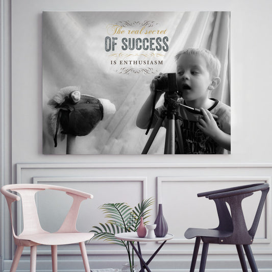 Tablou Motivational - The Real Secret Of Success
