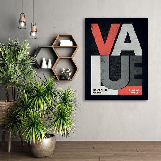 Tablou Motivational - Value