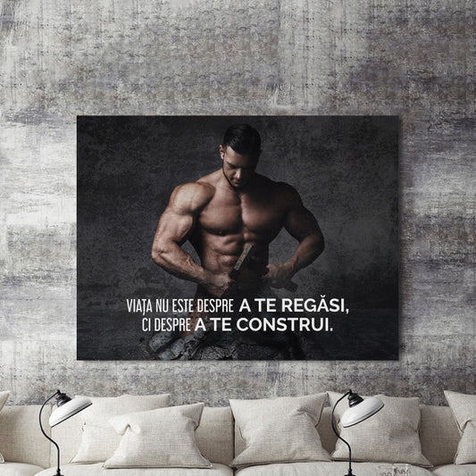 Tablou Motivational - Viata Nu Este Despre A Te Regasi