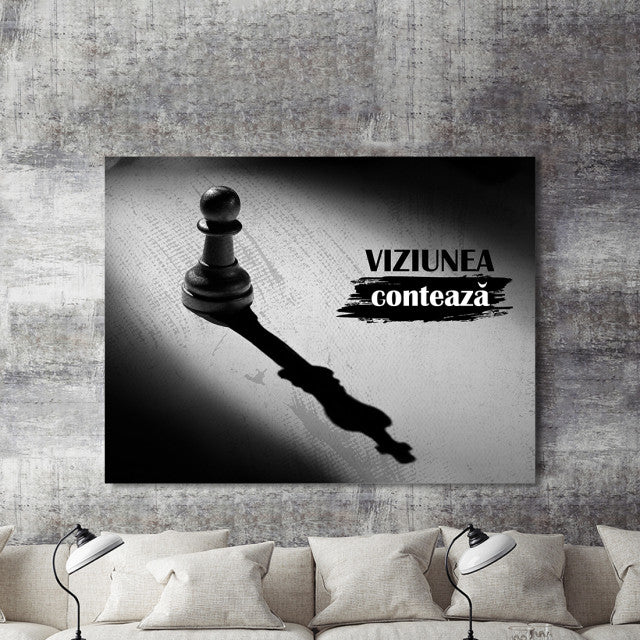 Tablou Motivational - Viziunea Conteaza
