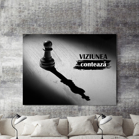 Tablou Motivational - Viziunea Conteaza