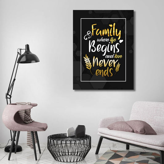 Tablou Motivational - Where life begins